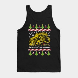 MONSTER TRUCK CHRISTMAS CRUSH Tank Top